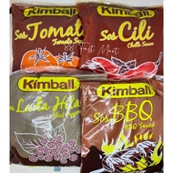 Halal【Kimball Jimat Pack Sos Cili/Lada Hitam/Bbq/Tomato Sauce】1kg