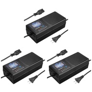 3X 72V 20AH Electric Vehicle Charger with 7 Light Power Display Current Leakage Protection Lead Acid