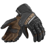 New Revit Sand 3 Trial Motorcycle Adventure Touring Ventilated Gloves Genuine Leather Motorbike Raci