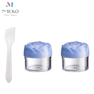 MEKO Rose Empty Can (15g) (2pcs Pack) 3I-007/Packing Bottle Packing Cream Ointment Travel