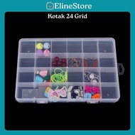 Multifunction Jewelry Storage Box Organizer 24 Slots - Multipurpose storage box