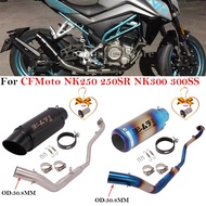 Full Systems Motorcycle Exhaust Escape For CFmoto NK250 NK250SR NK300 NK300SR 300SR 250NK NK250SH Mo