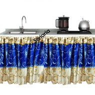 Starmoon Kitchen Under-Door Curtains 90 x 75 cm Cute Character Curtains (Free Rope)