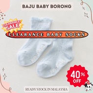 [ Clearance ] 40% Off 2-4y Baby Girl Cotton short socks Anti Slip breathable Anak Girl Cotton Stokin