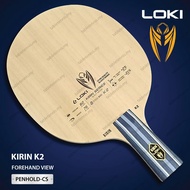 Loki Kirin K2 CS All Wood Table Tennis Blade Paddle Bat Raket Ping Pong Penhold-CS