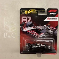 Hotwheels HW Hot Wheels Premium Formula 1 2025 MoneyGram Haas F1 Team (#87 Ollie Bearman)