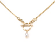 Fresh Water Pearl Toggle Pendant Necklace Jewellery