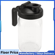 32Oz  Jar Pour Spout Lid -Glass Pitcher Breast Milk Pitcher Graduated  Jar Seal for Juice,Milk,Coffe