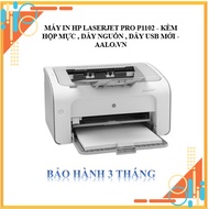 MÁY IN HP LASERJET PRO P1102 - KÈM HỘP MỰC  DÂY NGUỒN  DÂY USB MỚI - AALO.VN