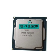 used Core i3-7350K i3 7350K 4.2 GHz Used Dual-Core Quad-Thread CPU Processor 4M 60W LGA 1151