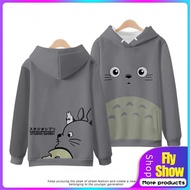 Totoro 3D Printing Men/women Autumn Fashion Japanese Anime Hoodies Sweatshirt Long Sleeves Pollover Plus Size