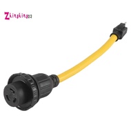 Nema 5-15P Male To L5-30R Female Power Adapter Cord,Generator 30 Amp To 15Amp Household Adapter Cabl