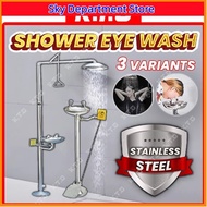 Industrial Stainless Steel 304 Emergency Eye Washer Factory Emergency Sprayer Laboratory Industrial 