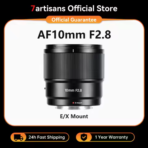 7artisans AF10mm F2.8 APS-C Frame Auto Focus Ultra Wide Angle Lens for Sony E Alpha 6700 ZV-E10 Fuji