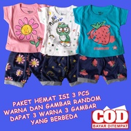 PACKAGE OF 3 PCS NEWBORN GIRLS' SUITS