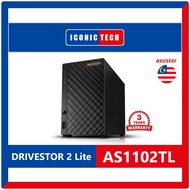 ASUSTOR Drivestor 2 Lite AS1102TL 0TB~20TB 2-Bay Diskless Nas