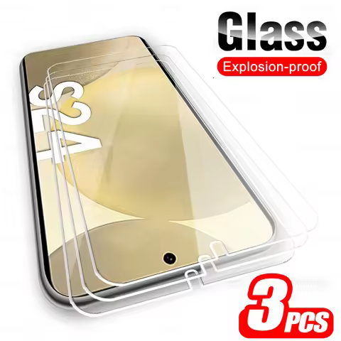 3Pcs Tempered Protective Glass For Samsung Galaxy S25 S24 5G SamsungS25 Plus S25Ultra S24Ultra 9H HD