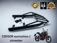 ตะแกรงเหล็ก ท้ายรถมอเตอร์ไซค์ สำหรับยึดกล่องท้ายรถมอเตอร์ไซค์ CB150R. EXMOTION LYCAN ราคาสุดปัง