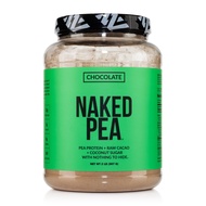 NAKED Chocolate Pea Protein Isolate from North American Farms, Only 3 Ingredients, Chocolate Vegan P