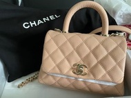 Chanel coco handle mini pink