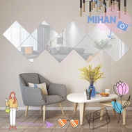 MH Mirror Stickers Thicken Self-adhesive Bathroom Bedroom Mirrors for Wall