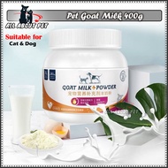 Pet Goat Milk 400g Multivitamin &amp; Prebiotics For Cats kitten and Dogs Susu Kambing Susu Kucing anak kucing 宠物羊奶粉 益生菌