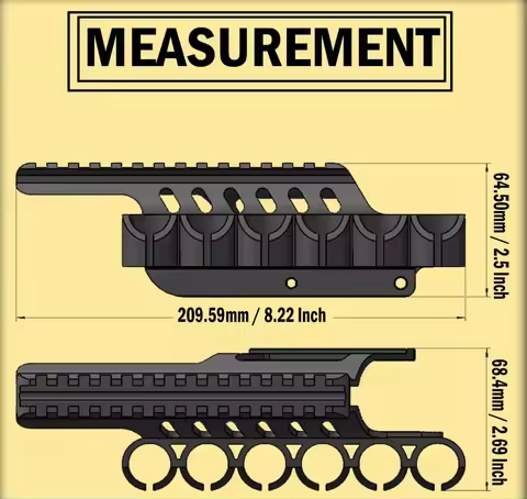 Not Fit Airsoft Side Saddle Shotgun Shell Holder 12 Gauge Compatible with Remington 870/TAC-14/1100