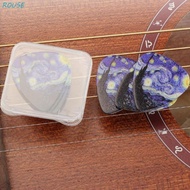 ROUSE Acoustic Guitar Pick Medium And Heavy Artistic Guitars Accessories For Electric Guitar For Ukulele Classical Electric Bass Electric Guitar Picks