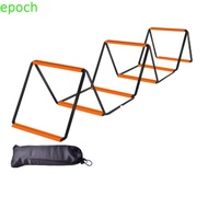 EPOCH Soccer Speed Ladder, Carbon Steel Orange Agile Ladder, Flexibility Foldable Instant Set-up Mul