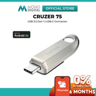SanDisk Ultra Luxe Type-C Flash Drive 256GB 128GB 64GB USB 3.2 Gen 1 Cruzer 75 Metal Pendrive for iP