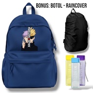 Anime bag - gojo satoru bag - jujutsu anime backpack - teenage school bag - cool anime backpack - bo