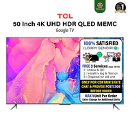 TCL QLED TV 50 Inch 4K UHD HDR MEMC Google TV 50C635