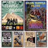P2EZ S-Stone Temple Pilots Poster High-Definition Artistic Wall Art for Living Room Bedroom Café Hom
