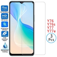 protective tempered glass for vivo y76 5g y76s y77 y77e t1 screen protector on vivoy76 vivoy77 y 76 