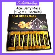 (Ready Stock) Acai Berry Maca Powder (1.2g x 10 Sachets)