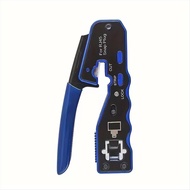 1pc RJ45 8P Pass Through Crimping Tool Ethernet Wire Tool for Cat5 Cat5e Cat6 Cat6a Ethernet Cable C