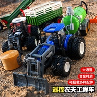 [Selection of Good Things] Electric Remote Control Farmer Engineering Vehicle Large Alloy Tractor Ha