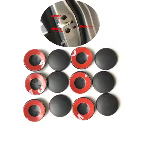 12pcs Car Door Lock Screw Cover For Toyota SIENTA Vellfire Verso PROACE Hilux Tacoma Tundra 4Runner 