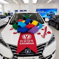 Big car bow decoration () bow for delivery ceremony 4S shop exhibition hall car layout decoration B9