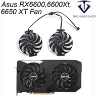 ASUS Dual Radeon RX 6600, 6600 XT, 6650 XT GPU Fan Replacement