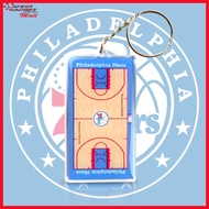 LatestGadget PH Basketball Court Philadelphia 76ers Keychain