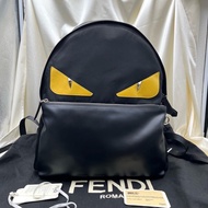 FENDI芬迪 小怪獸眼睛圖案大容量  小怪獸雙肩包