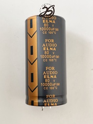 ELNA ELCO 10000UF 80V ELNA ASLI ORIGINAL FOR AUDIO CAPACITOR ELCO KAPASITOR ELKO 10000 UF 80 V 10.00