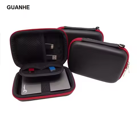 GUANHE Hard EVA Case Pouch Bag for Western Digital, Ultra Slim Essential Elements, Canvio, Samsung M