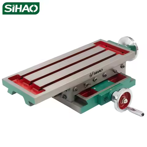 Milling Working Table|SIHAO Heavy‑Duty Compound Milling Worktable, Cast Iron 2‑Axis X‑Y Cross Slide