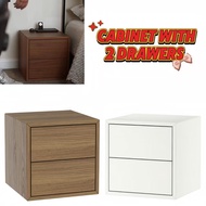 ❤IKEA EKET Cabinet with 2 drawers/Kabinet Dengan 2 Laci 35x35x35 cm
