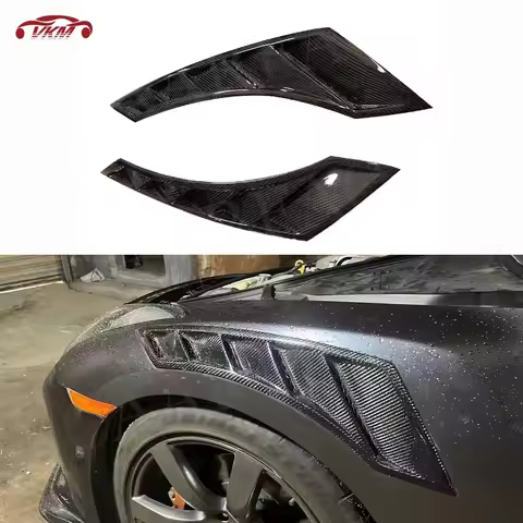 Front Air Vent Trim Side Fender Spoiler Canards for Nissan GTR R35 350Z 370Z Z33 Z34 2008-2017 Body 