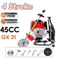 ECOSEN Mesin Potong Rumput 4 Tak Brush Cutter Gendong 45CC Mesin Pemotong Rumput Powerfull 4 tak Gen