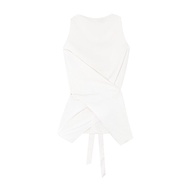 Bộ Váy Hai Mảnh Satin Pháp Thanh Lịch Cạp Cao Mùa Hè Cho Nữ Áo Vest Và Chân Váy Dài Nửa Thân Thời Tr