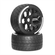 4pcs 52/107 42/102 Tire Tyre 17mm Wheel Hex for 1/7 Felony Model GT RC Car Upgrade Parts Accessories